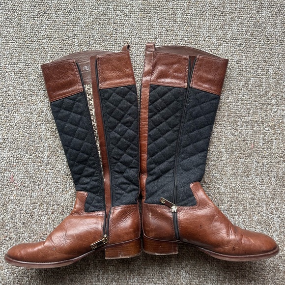 Tory Burch Quilted Riding Boot - Picture 2 of 7